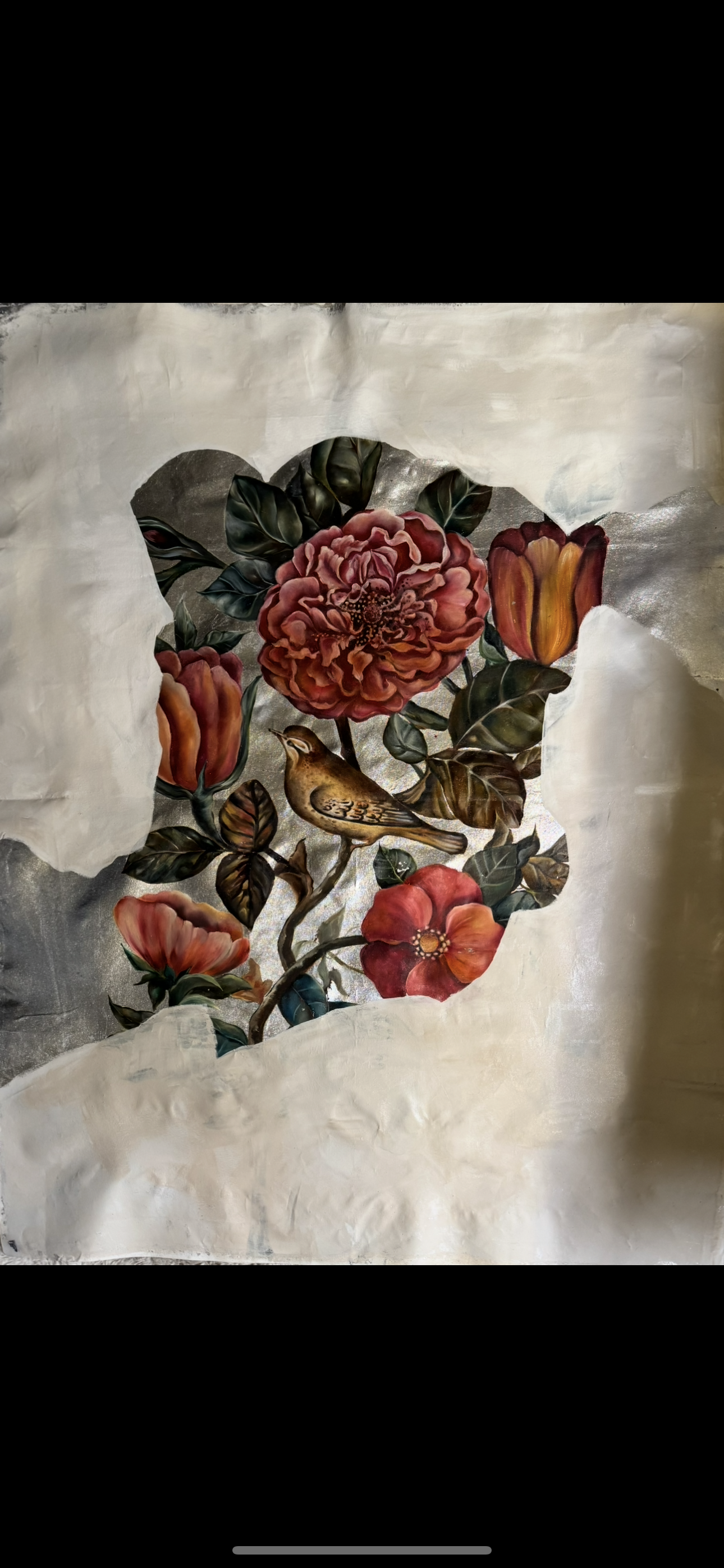 Malerei blümen bild