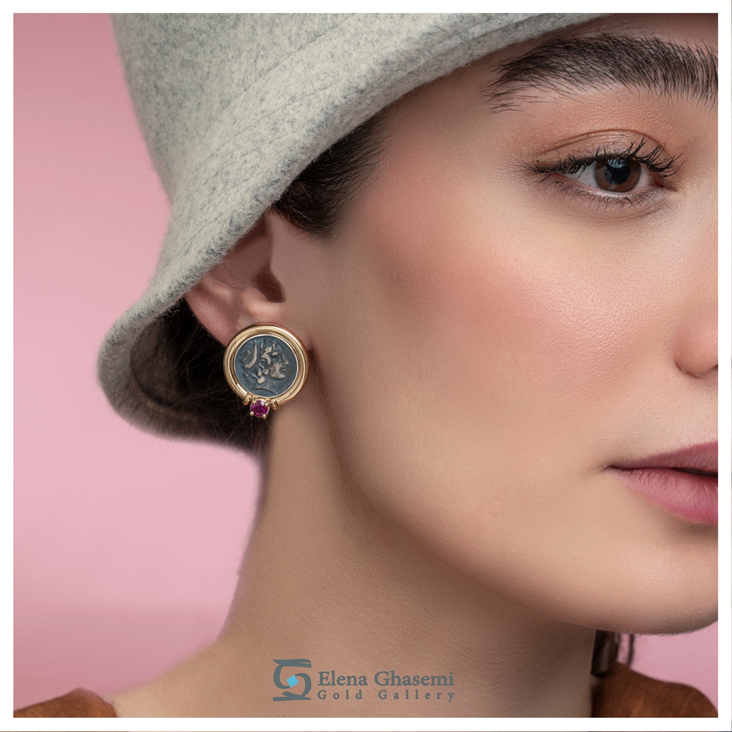 Münze Römisches Gesicht