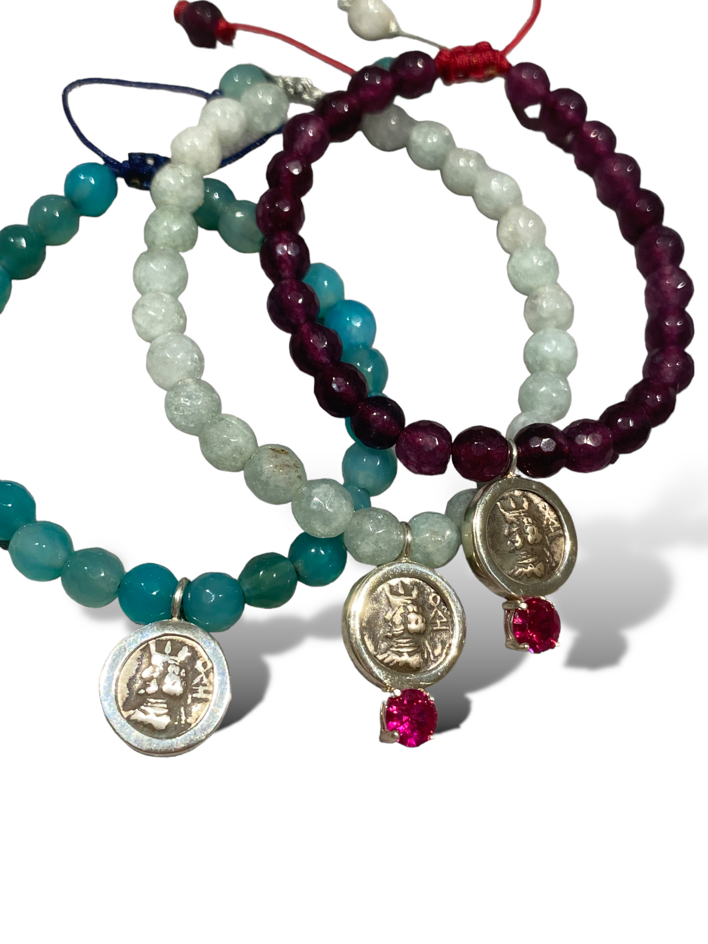 Silberarmband Mongolei