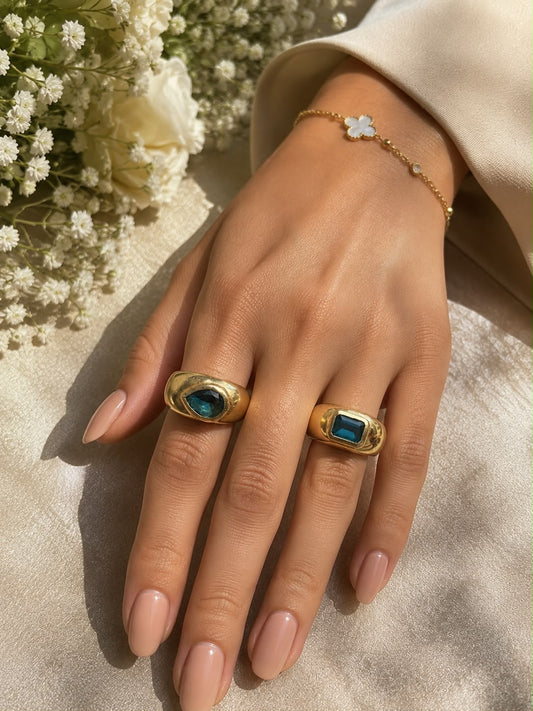 Blue Topaz Ring