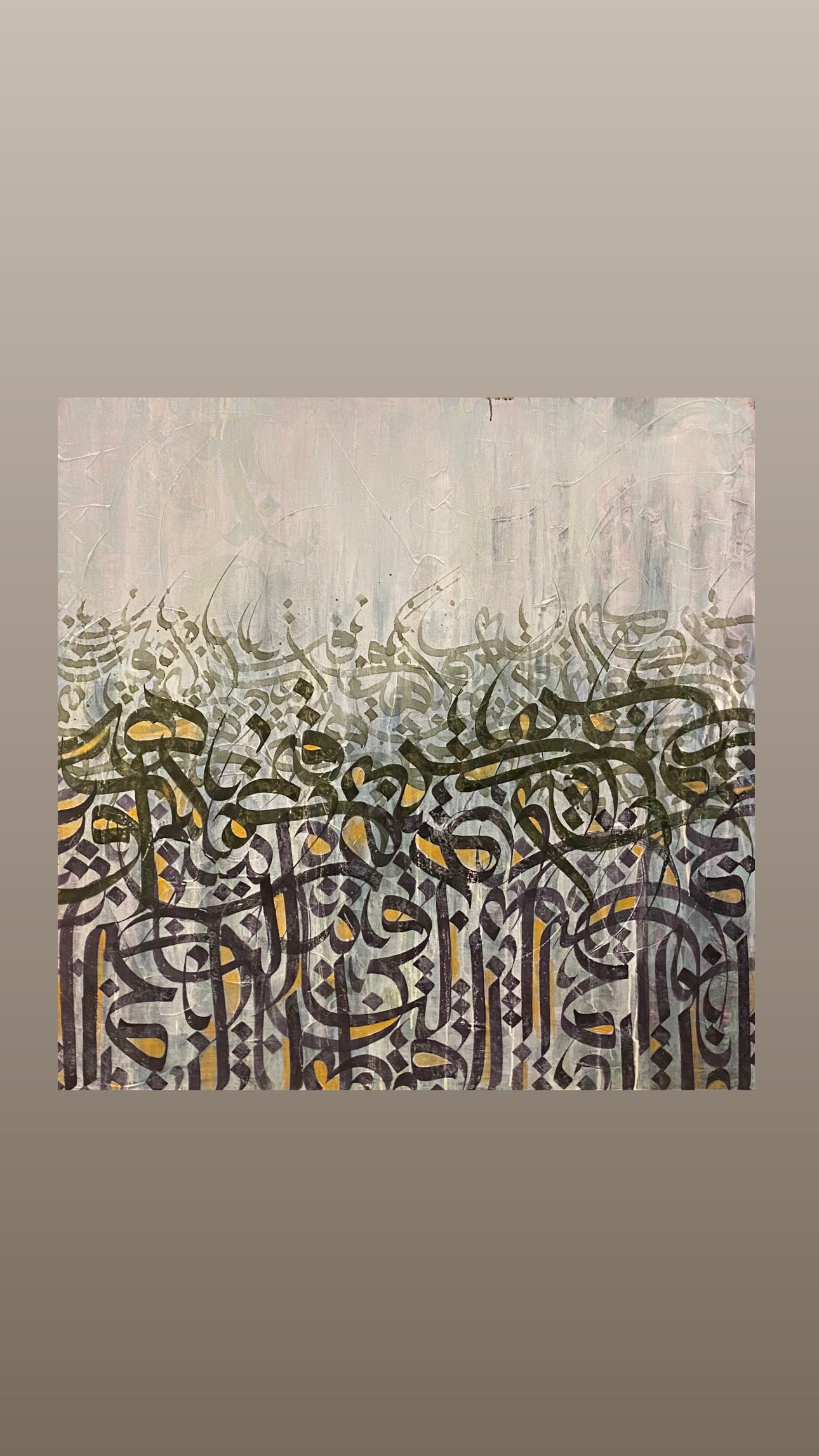 Malerei live in winter