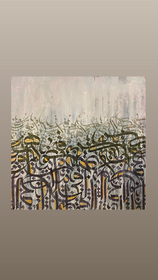 Malerei live in winter