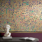 Golden calligraphy painting