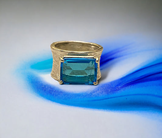 Blue Topaz Ring