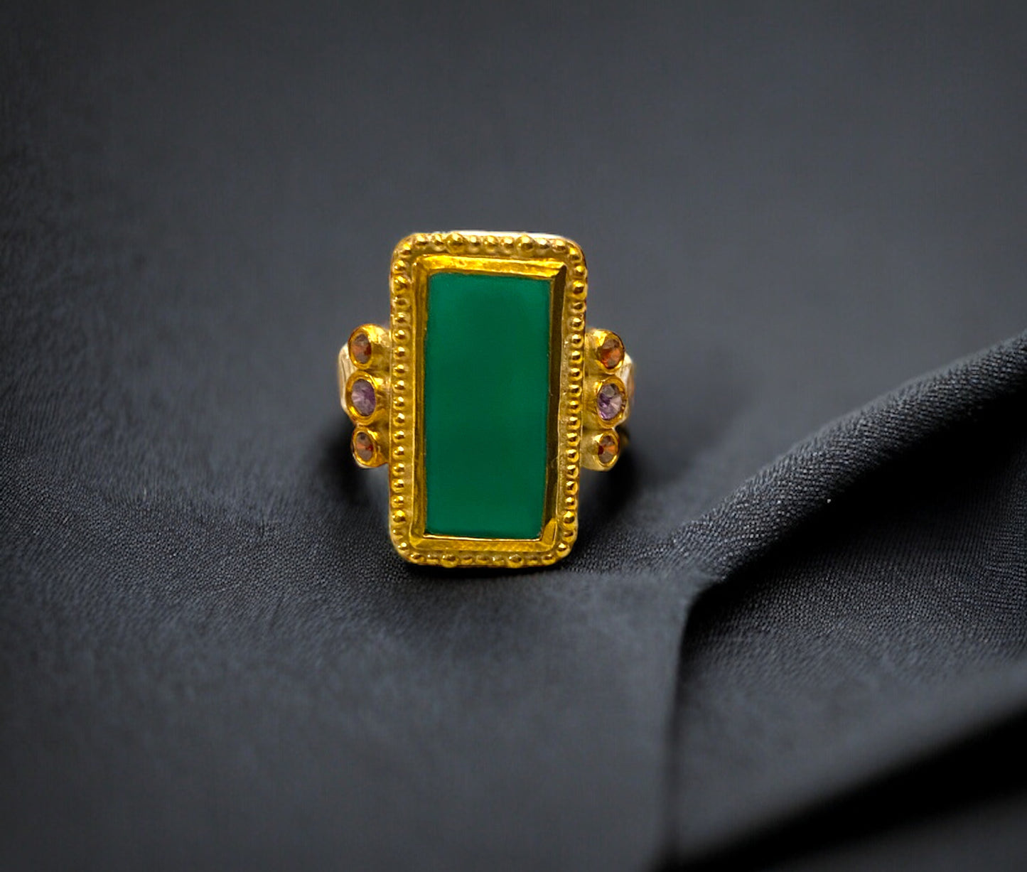 Green jade Ring