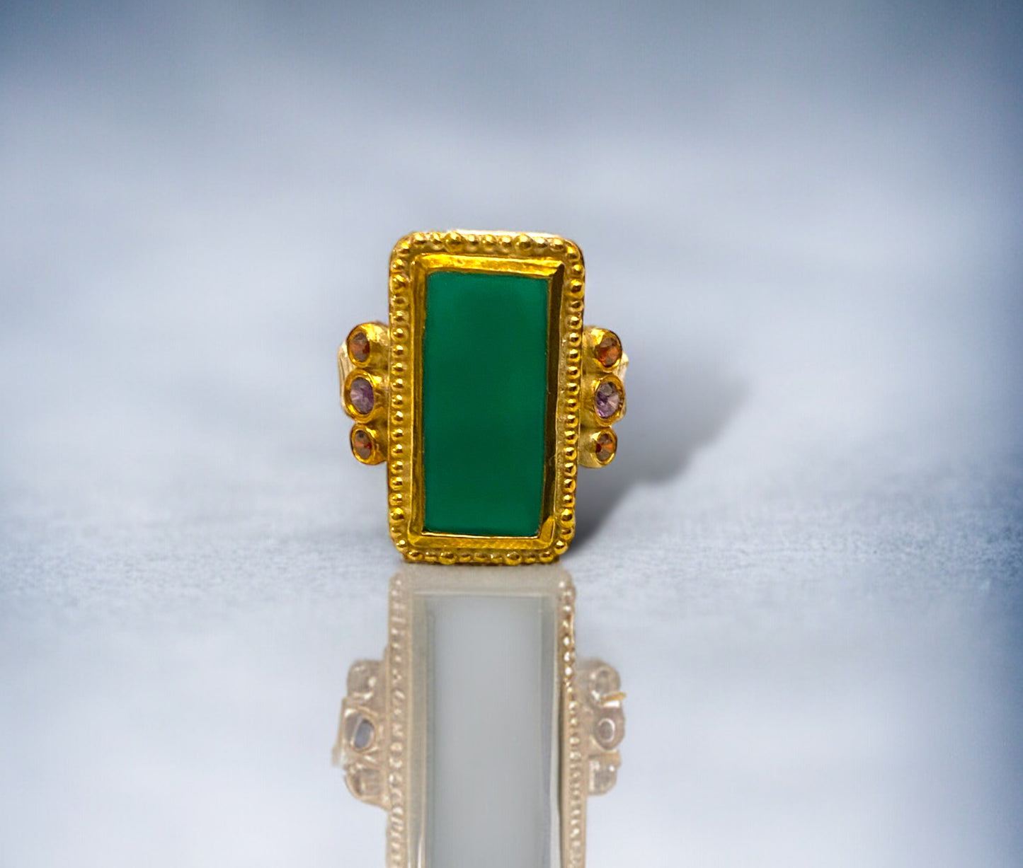 Green jade Ring