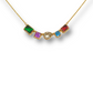 Halskette multi stone