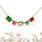Halskette multi stone