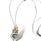 Die italienische Halskette Oval Topas