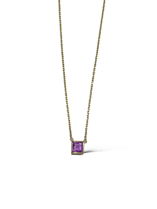 Halskette Lila Amethyst